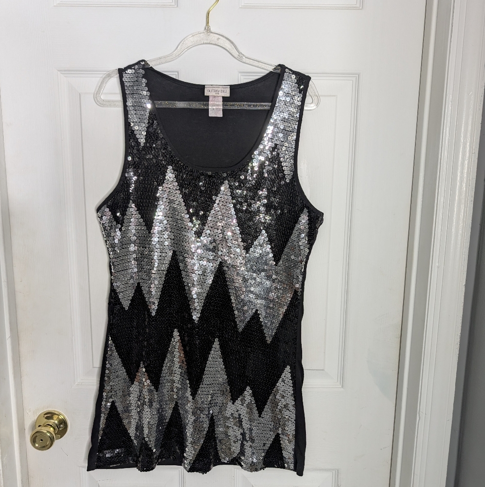California Girlz Sequin Tank Top